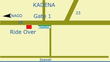 English Map to Ride Over Car Sales Chatan